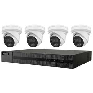 Hilook Kit 4X 6MP Cameras, 4-Ch NVR Security Surveillance Kit