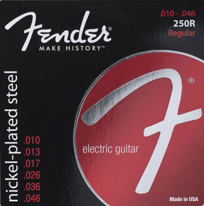 Fender Nickel-plated steel Electric Guitar Strings (Regular) 3 Sets. Scott Sound