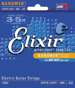 Elixir Steel Electric Guitar Strings (Super Light) Scott Sound