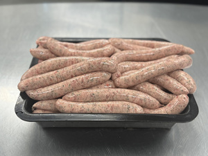Products: Pork – Sage chipolatas – Scotty's Meats