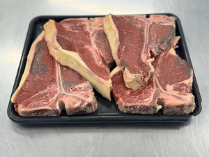 Products: Beef – T-bone steak – Scotty's Meats