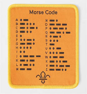 BLANKET PATCH - MORSE CODE ALPHABET
