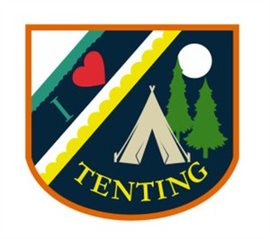 Badges: BLANKET PATCH - I LOVE TENTING