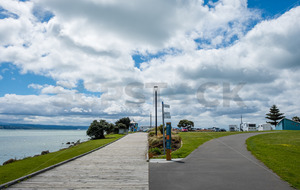 Perfume Point Recreation Reserve, Ahuriri, Napier, Hawke's Bay, New Zealand - SCP Stock