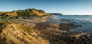 Products: Morning at Kairakau Beach, Kairakau, Central Hawke's Bay, New Zealand - SCP Stock