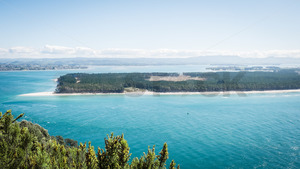View from Mount Maunganui / Mauao - SCP Stock