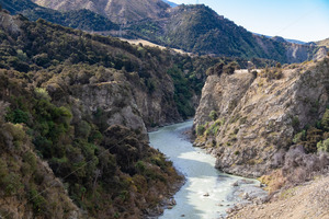 Awatere River, Marlborough, South Island, New Zealand - SCP Stock
