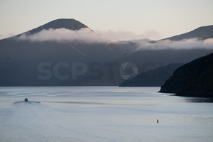 Products: Queen Charlotte Sound, Picton, South Island, New Zealand - SCP Stock