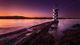 Point Halswell Lighthouse with the Interislander Ferry Passing by (long exposure&hellip;