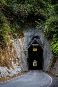 Products: Hobbits Hole, SH43, The Forgotten Highway, Tamarunui, New Zealand - SCP Stock