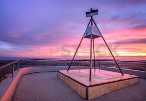 Products: Sunrise at the Te Mata Peak Trig Station, Havelock North, Hawke's Bay, New Zealand - SCP Stock