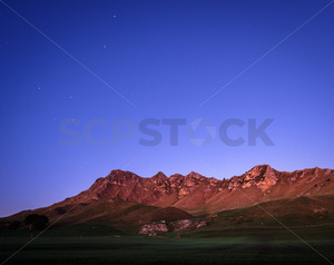 A Peak and a Cross, Te Mata Peak, Hawke's Bay, New Zealand - SCP Stock
