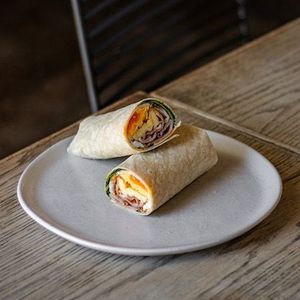 Products: Scratch Breakfast Wrap - Bacon, Egg & Potato