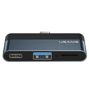 USB Type-C Mini HUB (Type-C + USB-A + Micro SD) USAMS
