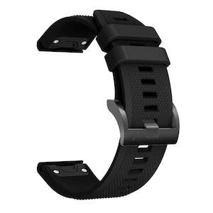 Straps For Samsung: QuickFit 22mm Rubber Strap for Garmin Forerunner 965 / 955 / 945 / 935
