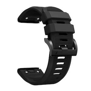 Garmin Straps: QuickFit 26mm Rubber Strap for Garmin Fenix 8 (51mm)