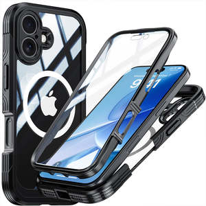 Iphone 17 Cases: Heavy Duty 360 Magsafe Compatible Case for iPhone 17