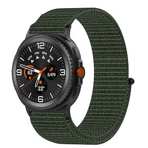 Nylon Velcro Strap for Samsung Galaxy Watch 8 (44mm)