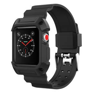 Rubber Case Sports Strap for Apple Watch