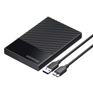SATA SSD HDD External Hard Drive Enclosure 2.5 Inch (USB 3.0, 5Gbps) - ESSAGER
