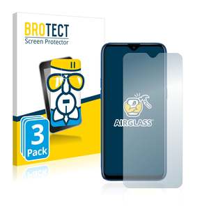 Oppo Realme C2 2019: 3x BROTECT AirGlass Glass Screen Protector for Oppo Realme C2 2019