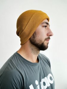 EMF Blocking Warm Wool Beanie by SCRT - Yellow