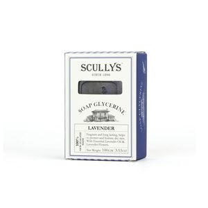 Lavender Glycerine Boxed Soap 100gm – Scullys Home & Beauty
