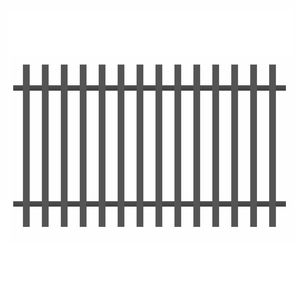 Fence post & Fence Gate accessories: Zinc Plated Steel Gate In-ground Sliding Track - Groove 10mm - 5.8m Length - SD ALUMINIUM