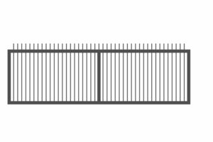 Fence post & Fence Gate accessories: Double Hooked Gravity Latch Single Side - SD ALUMINIUM