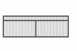 Fence post & Fence Gate accessories: Double Hooked Gravity Latch Single Side