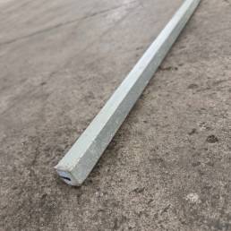 Products: 14 x 14 mm Galvanized Solid Square 6M