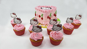 Products: Cupcake with Cupcake Toppers (min order 6) SD Cakes