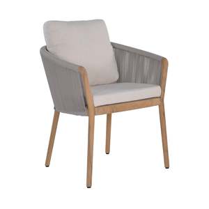 Dining: Miami Outdoor Teak and Rope Dining Armchair