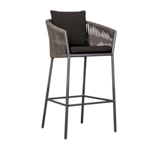 Washington Rope Bar Stool (Agora Cushion)