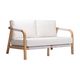 Matira Teak Outdoor Sofa: 2-Seater