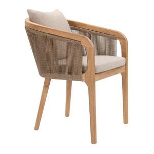 Nicolo Outdoor Teak Dining Armchair