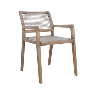 Outdoor Dining Chairs: Gazzoni Reclaimed Teak Dining Armchair