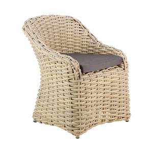 Julia Outdoor Wicker Dining Armchair