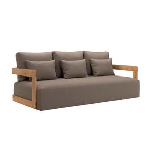 Outdoor Sofas: Franco Teak 3-Seater Sofa