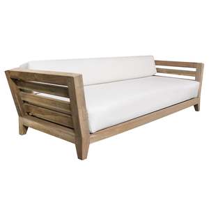 Adley Outdoor Reclaimed Teak Sofa