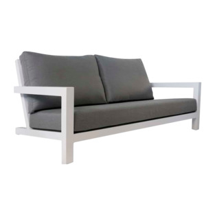 Granada Aluminium Outdoor Sofa (White)