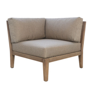 Outdoor Sectionals: Gazzoni Reclaimed Teak Sectional Corner Chair