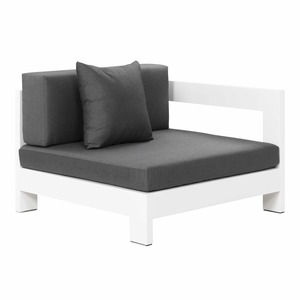 Amalfi Aluminium Outdoor Corner Left (White)