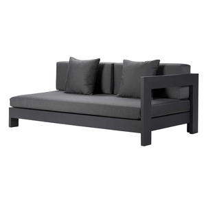 Amalfi Aluminium Outdoor Daybed Left (Charcoal)
