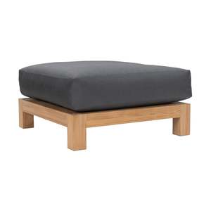 Outdoor Ottomans: Ibiza Teak Outdoor Ottoman