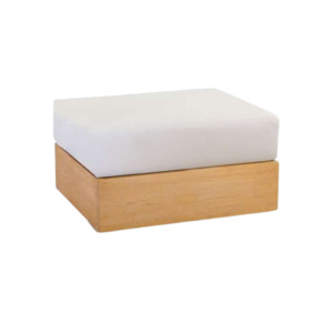 Kuba Teak Outdoor Ottoman
