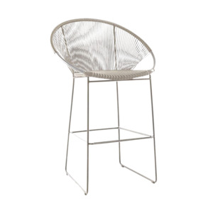 Pietro Wicker Bar Chair