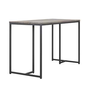 Maddie Outdoor Teak and Aluminium Bar Table