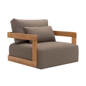 Outdoor Lounge Chairs: Franco Teak Lounge Chair