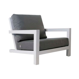 Granada Aluminium Outdoor Lounge Chair (White)